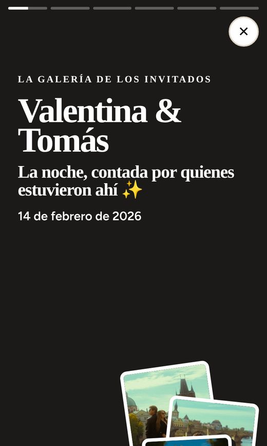 Resumen de la noche al abrir la galería